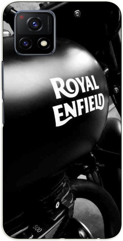 iprinto Back Cover for Vivo Y72 5G Royal Enfield Back Cover  (Black, Hard Case)