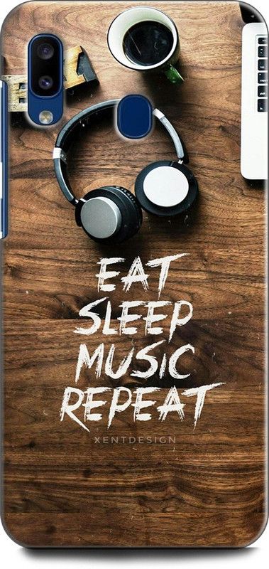 Afterglow Back Cover for SAMSUNG Galaxy M10s EAT SLEEP MUSIC REPEAT, POSITIVE, NATURE  (Multicolor, Shock Proof)