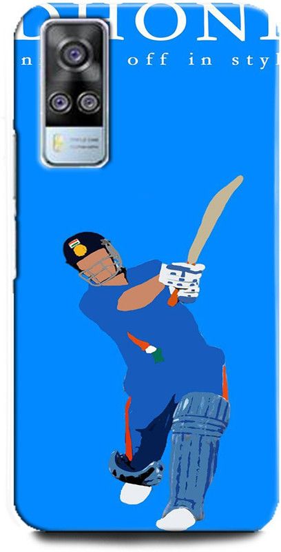Afterglow Back Cover for Vivo Y51A MS DHONI, CRICKET, DHONI, MSD, INDIAN KHILADI, KHILADI  (Multicolor, Shock Proof, Pack of: 1)