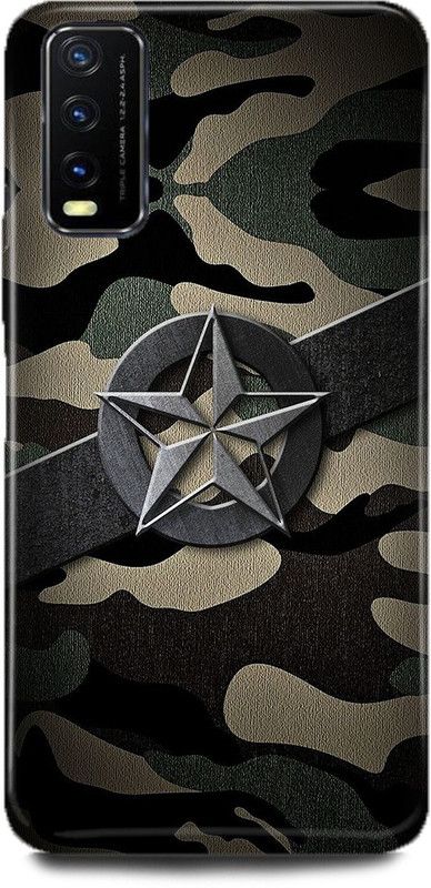 MRBE Back Cover for ViVO Y20, V2029, CAPTION AMERIKA INDIAN ARMY, FOZI, FOJI, SOLDIER BACK COVER  (Multicolor, Hard Case, Pack of: 1)