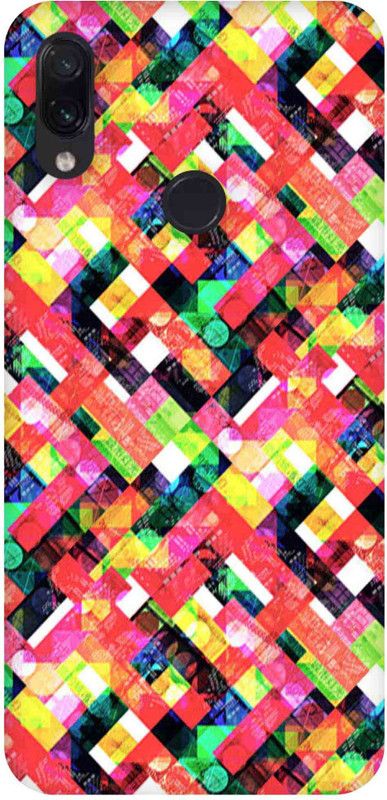 Inkzz City Block Mobile Skin - Only Back for Redmi Note 7 Mobile Skin  (Multicolor)