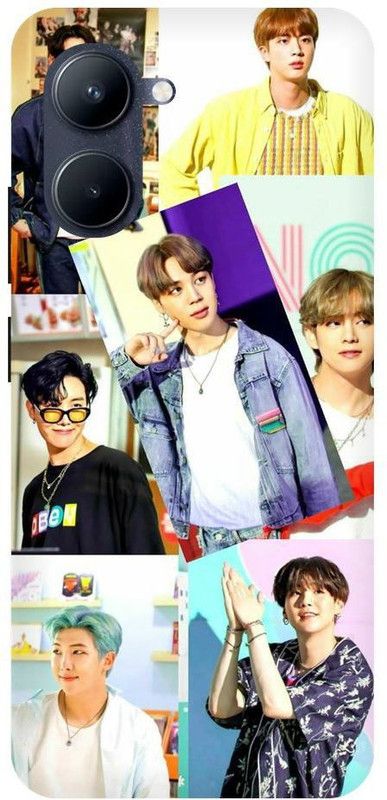 BYXIS Back Cover for Realme C33 BTS, bts, BTS army, BTS, korean male, Bangtan Boys1739  (Multicolor, Shock Proof, Pack of: 1)