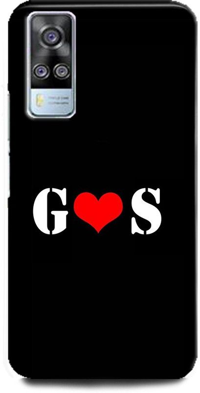 Afterglow Back Cover for Vivo Y51 G S, G LOVES S, NAME, LETTER, ALPHABET, GS LOVE, HART  (Multicolor, Shock Proof, Pack of: 1)