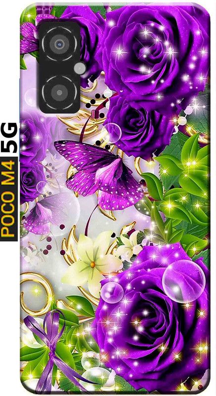 stroxy Back Cover for Poco M4 5G 2788  (Multicolor, Flexible, Silicon, Pack of: 1)