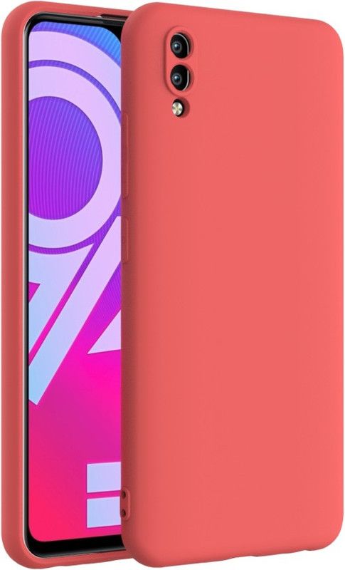 KartV Back Cover for Vivo Y91i  (Red, Camera Bump Protector)