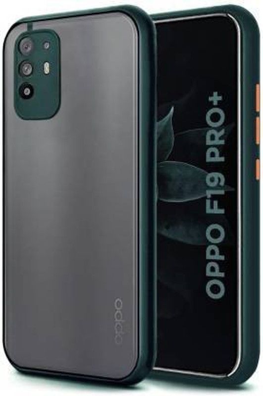 Dallao Back Cover for Oppo F19 Pro Plus Shockproof 360 Degree Protection Trending Smoke Soft case  (Green, Camera Bump Protector, Pack of: 1)