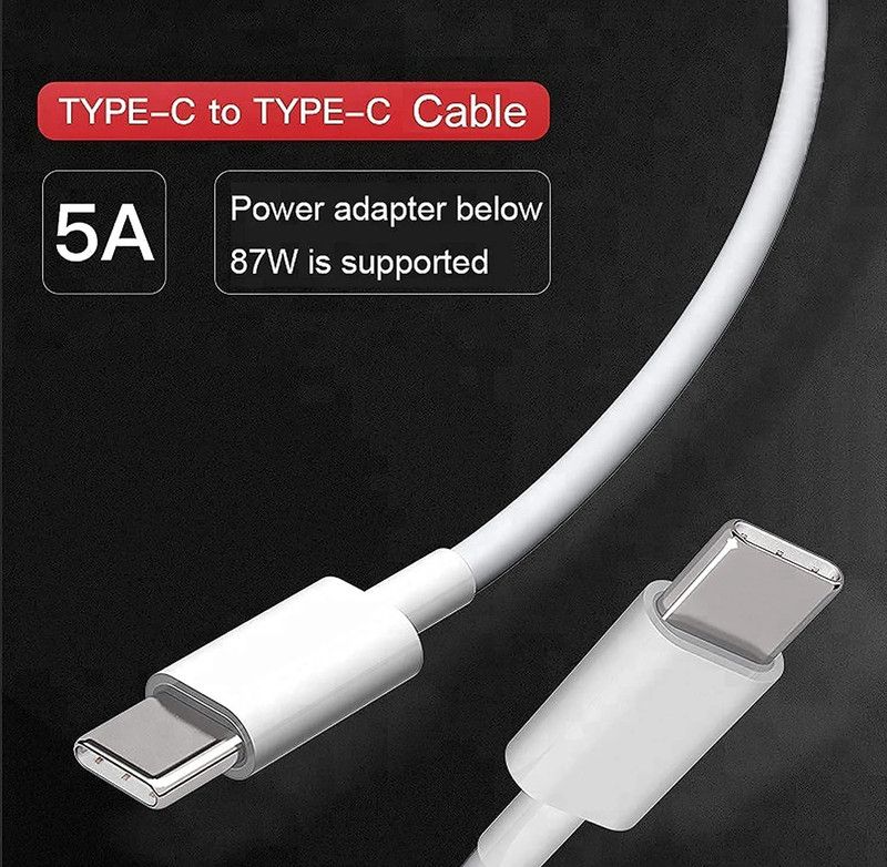 ASTOUND USB Type C Cable 3 A 1 m USB C to USB C Cable 1 mtr  (Compatible with Type-C enabled devices, White, One Cable)