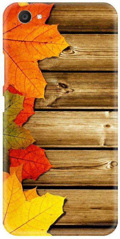 Smutty Back Cover for VIVO Y71, Vivo 1724, 1801i - Maple Leaves Print  (Multicolor, Hard Case, Pack of: 1)