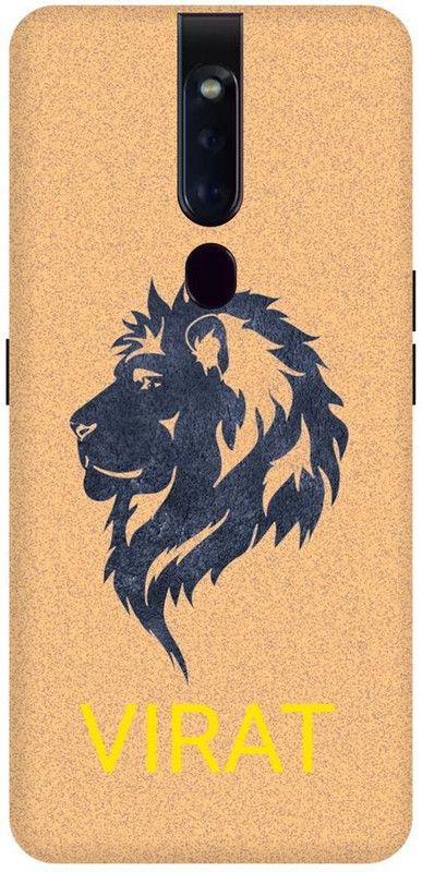 THESTONEWELL Back Cover for OPPO F11 PRO VIRAT LOIN V LETER  (Multicolor, Waterproof, Pack of: 1)