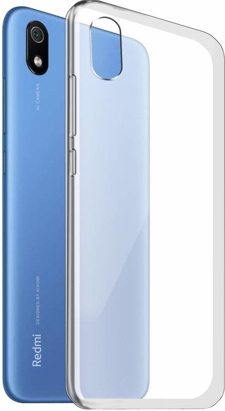 GLOBALCASE Back Cover for REDMI 7A  (Transparent, Grip Case, Silicon, Pack of: 1)