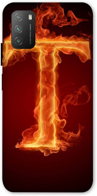 Upshot Back Cover for POCO M3  (Black, Orange, Flexible, Silicon, Pack of: 1)