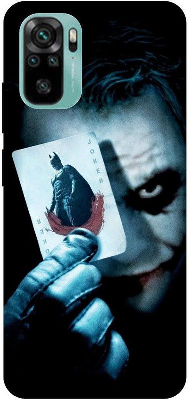UMPRINT Back Cover for Redmi Note10/M2101K7AI Anonymous, Joker Printed Back Cover  (Multicolor, Hard Case, Pack of: 1)