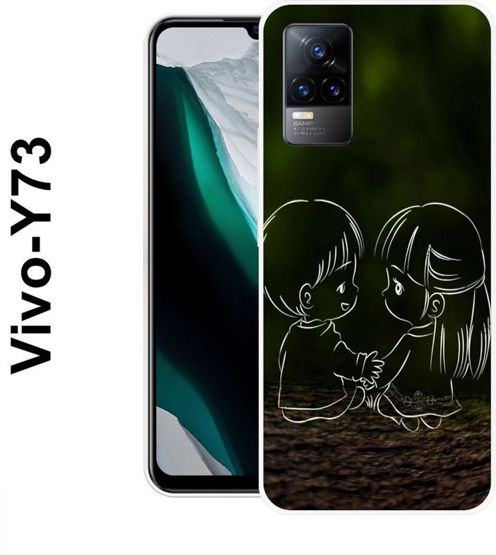 KUDI Back Cover for Vivo Y73, Vivo V20, Vivo V21E 4G  (Multicolor, Silicon)