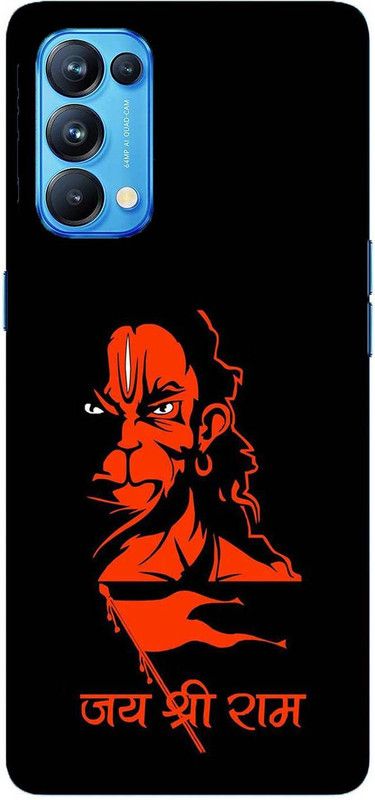 NDCOM Back Cover for OPPO Reno5 Pro  (Black, Hard Case, Pack of: 1)