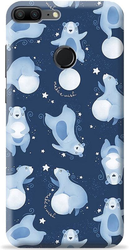 Crafter Back Cover for Honor 9 Lite  (Blue, Shock Proof, Pack of: 1)