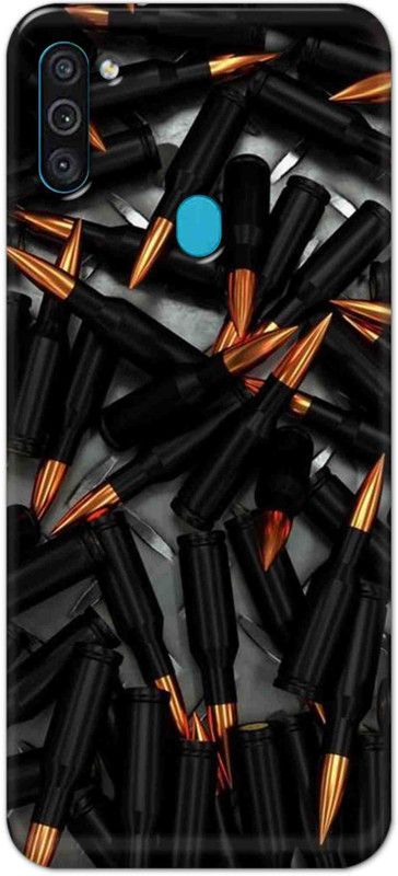 NDCOM Back Cover for Samsung Galaxy M11 Bullets Printed  (Multicolor, Hard Case, Pack of: 1)