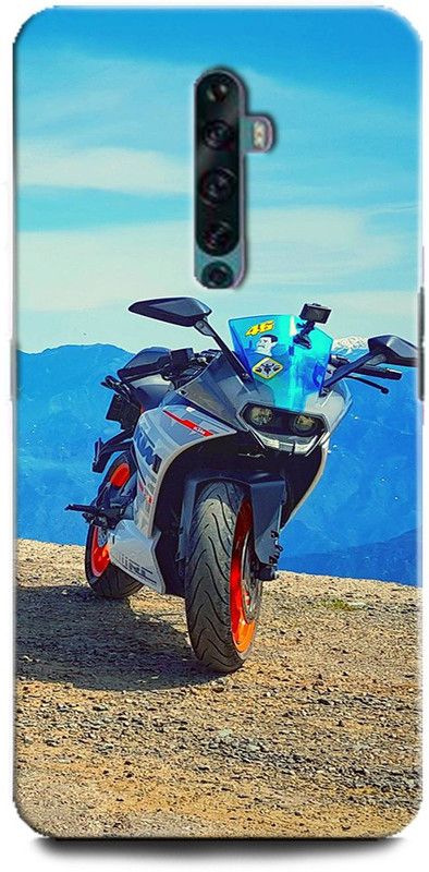 Afterglow Back Cover for Oppo Reno2 KTM DUKE, KTM, PRINCE,BIKE, RACING BIKE,  (Multicolor, Shock Proof, Pack of: 1)