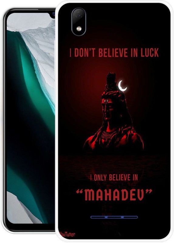 INDIALAND Back Cover for Lava Z62  (Black, Red, Grip Case, Silicon)