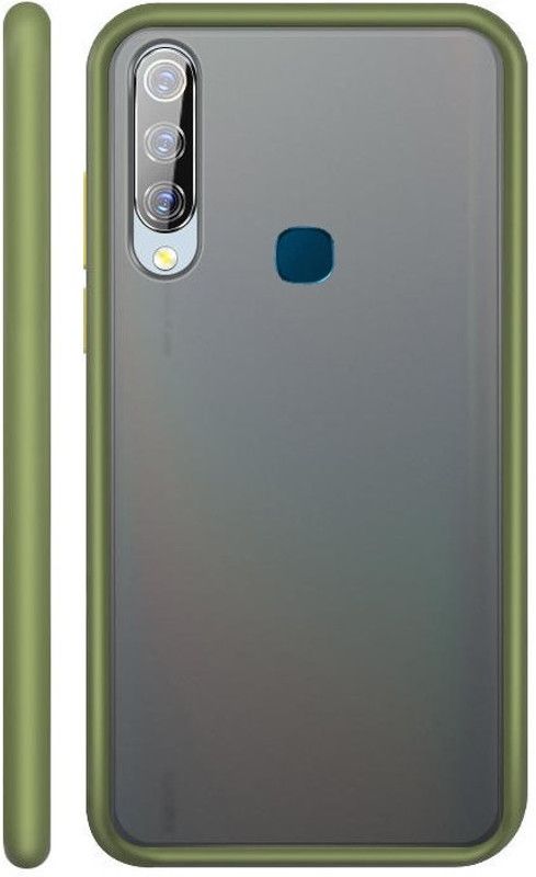 Power Back Cover for Vivo Y17  (Green, Shock Proof, Pack of: 1)