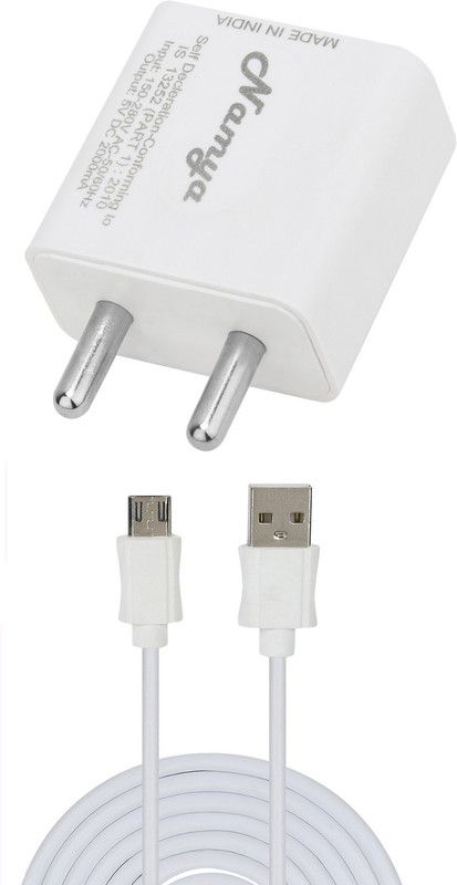 NAMYA 5 W NA 1 A Mobile 2A. FAST CHARGER &SYNC/DATA CABLE FOR LE__NVO S930 Charger with Detachable Cable  (White)