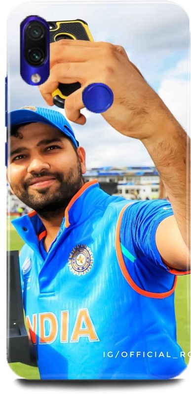MP ARIES MOBILE COVER Back Cover for Redmi 7, Rohit,sharma,india,team,mumbai,indians,  (Multicolor, Hard Case, Pack of: 1)