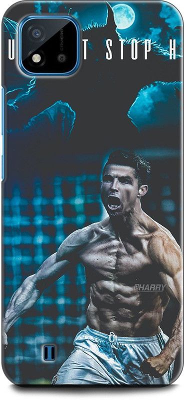 INDICRAFT Back Cover for Realme C11 2021, RMX3231 CRISTIANO RONALDO, CR-7, REAL MADRID, FOOTBALL, SPORTS  (Multicolor, Dual Protection, Pack of: 1)