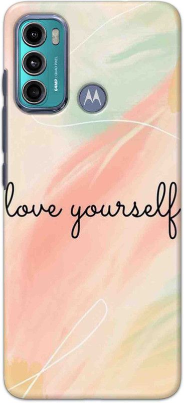 NDCOM Back Cover for Motorola Moto G40 Fusion Love Yourself Slim Fit Printed  (Multicolor, Hard Case, Pack of: 1)