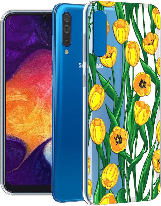 Fashionury Back Cover for Samsung Galaxy A50  (Multicolor, Grip Case, Silicon, Pack of: 1)