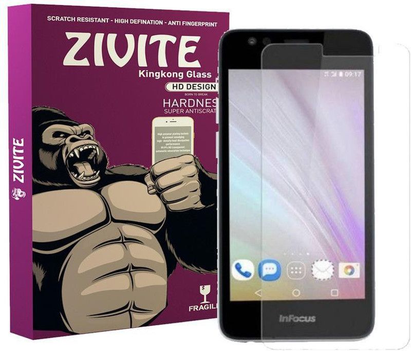 ZIVITE Tempered Glass Guard for Infocus A1  (Pack of 1)