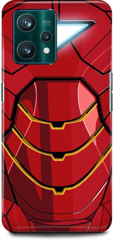play fast Back Cover for Realme 9 Pro Plus 5G IRON, MAN, AVENGER, AVENGERS, 3000  (Red, Hard Case, Pack of: 1)