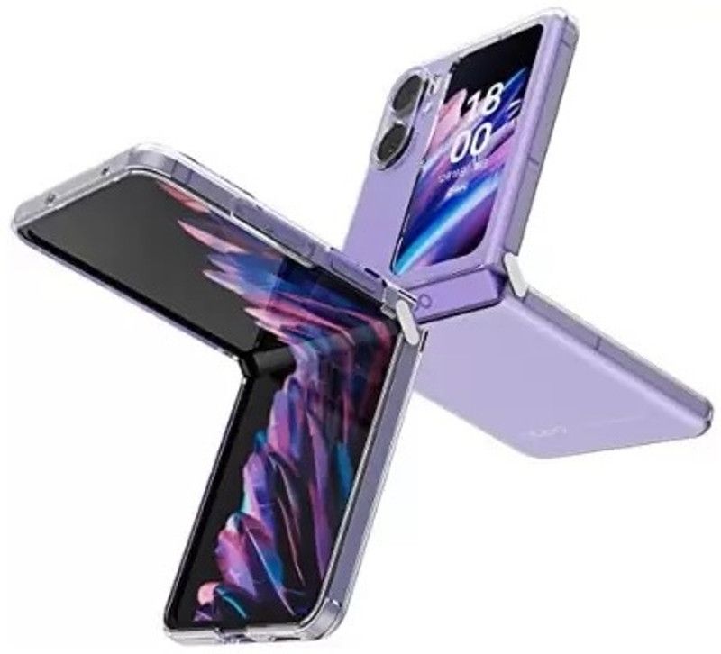 GLOBALCASE Bumper Case for OPPO Find N2 Flip, oppo Find N2 Flip  (Transparent, Shock Proof, Silicon, Pack of: 1)