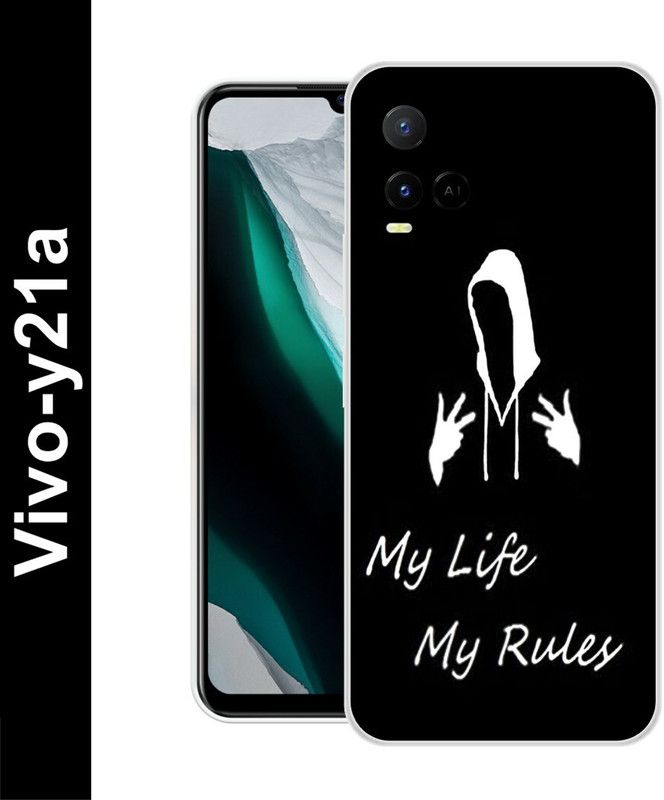 PictoWorld Back Cover for Vivo Y21a  (Multicolor, Grip Case, Silicon)