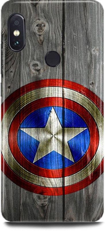 MP ARIES MOBILE COVER Back Cover for Mi A2, MZB6437IN, Captain,America,Shield,Avenger,Marvel,Shield,Comic,avengers,end,game,  (Multicolor, Hard Case, Pack of: 1)