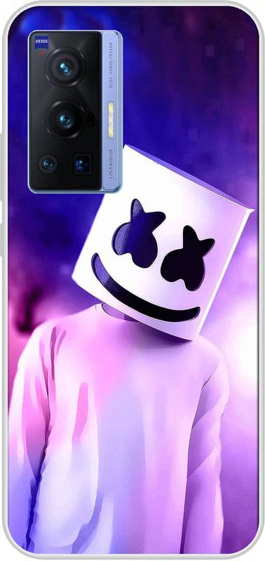 LoveCase Back Cover for Vivo X70 Pro  (Purple, Silicon, Pack of: 1)