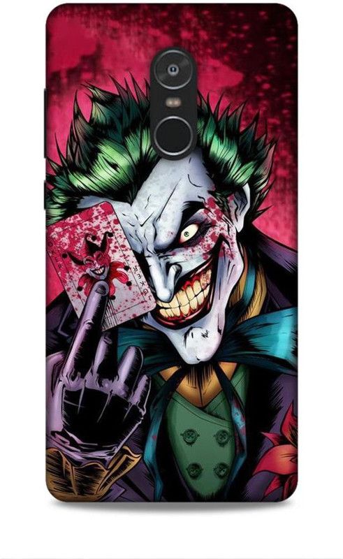 MAPPLE Back Cover for Redmi Note 4 (Joker / Batman / Designer / Printed)  (Black, Hard Case, Pack of: 1)