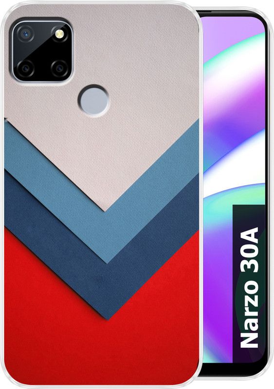 vipax Back Cover for Realme Narzo 30a  (Multicolor, Silicon, Pack of: 1)