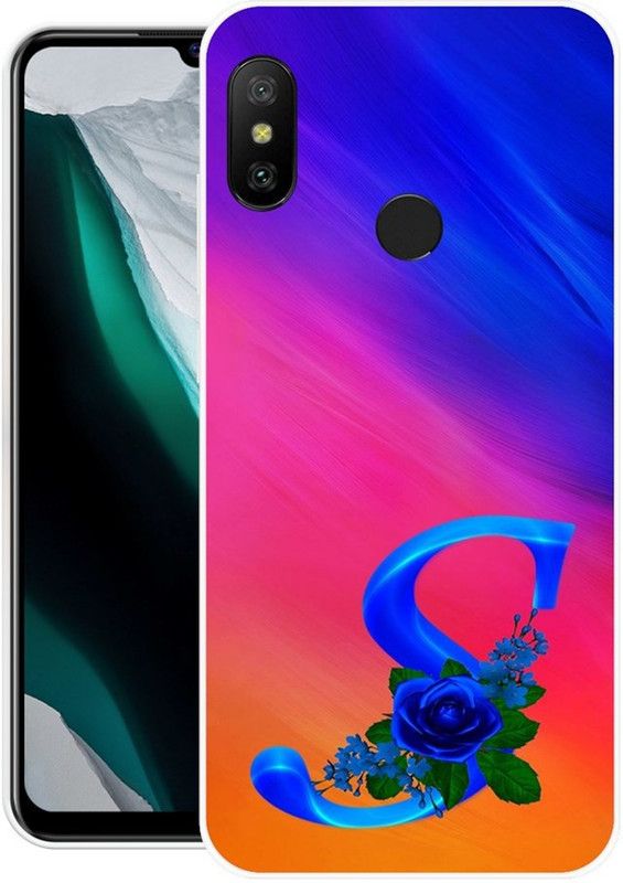 PRINTGARD Back Cover for Mi Redmi 6 pro  (Multicolor, Grip Case, Silicon, Pack of: 1)