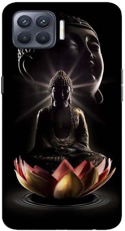 CROKIAN Back Cover for Oppo F17 Buddha Back Cover  (Multicolor, Hard Case, Pack of: 1)