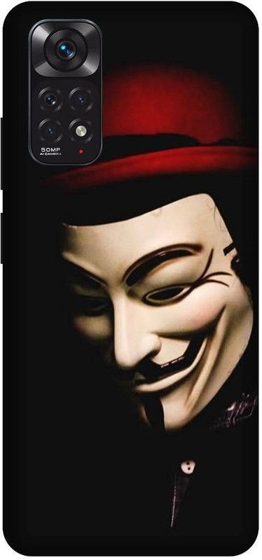 Yoprint Back Cover for Redmi Note 11s 5G Joker Smile Mask,Joker Mask Image,Mask Image Printed cover  (Multicolor, Hard Case, Pack of: 1)