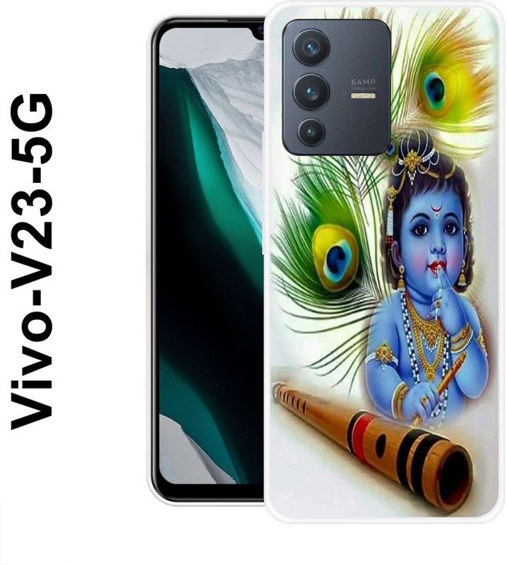 SHIVKUDI Back Cover for Vivo V23 5G  (Multicolor, Silicon)