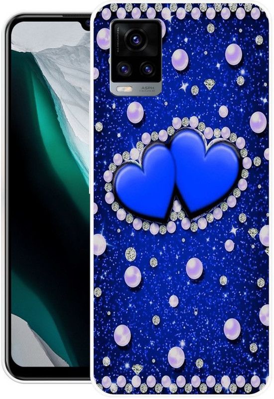 BLUEBUG Back Cover for Vivo V20 Pro  (Blue, Grip Case, Silicon, Pack of: 1)