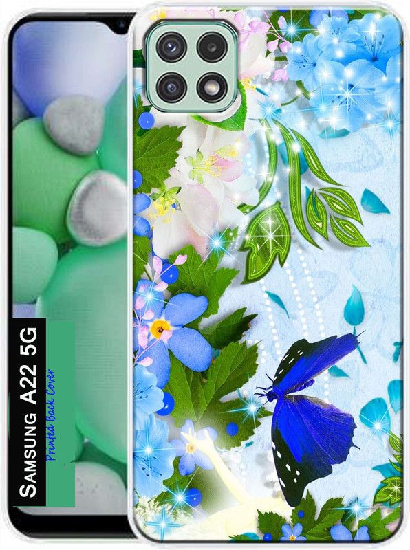 SKYBRUFAN Back Cover for Samsung A22 (5G) / Samsung Galaxy A22 (5G)  (Multicolor, Dual Protection, Silicon, Pack of: 1)