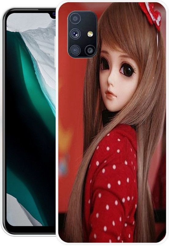 PictoWorld Back Cover for Samsung Galaxy M51  (Red, Grip Case, Silicon, Pack of: 1)