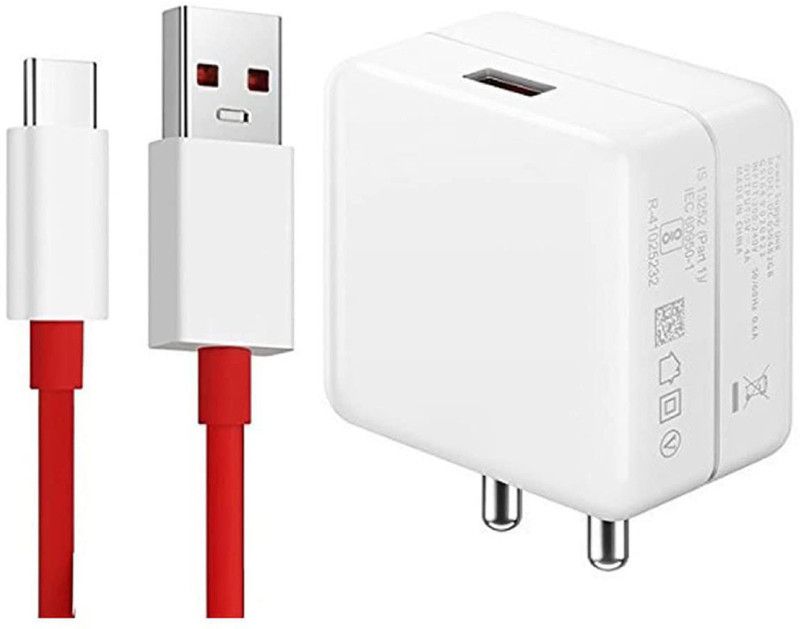 Shopjet 30 W Adaptive Charging 4.2 A Mobile Type-C Charger For Ulefone Armor X10 Pro QC 3.0, Rapid, DASH RED, VOOC, AFC Charger with Detachable Cable  (White, Cable Included)