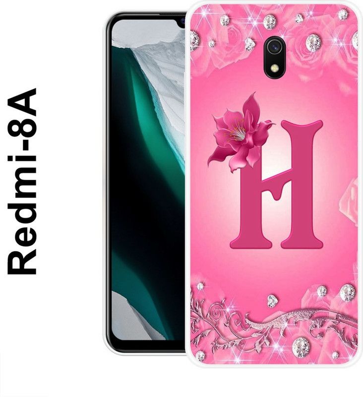 REALKING Back Cover for Redmi 8A  (Pink, Silicon)