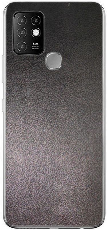 RUMPERS Infinix hot 10t Mobile Skin  (silver carbon)