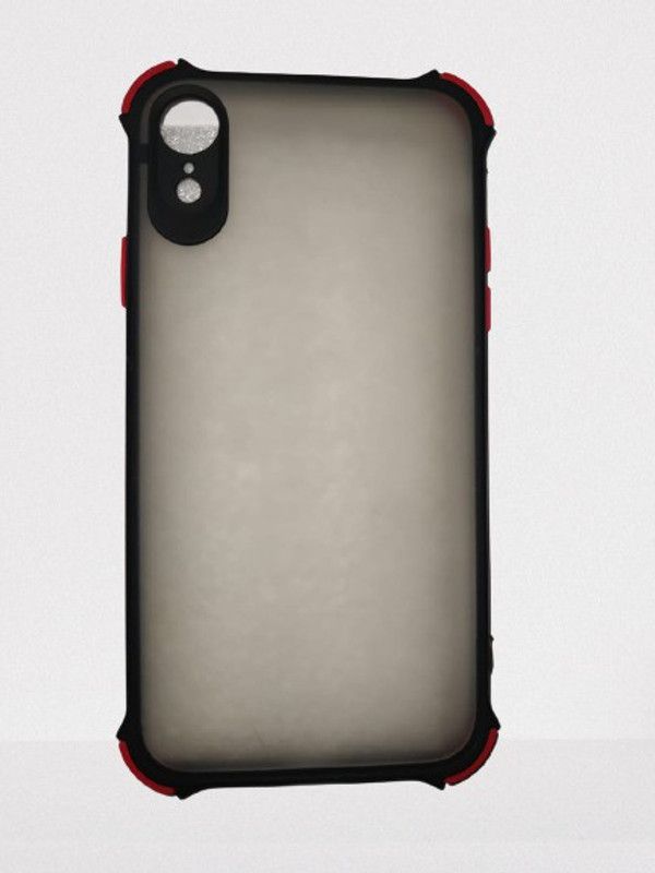 Ceflox Back Cover for Apple iPhone XR  (Black, Shock Proof)