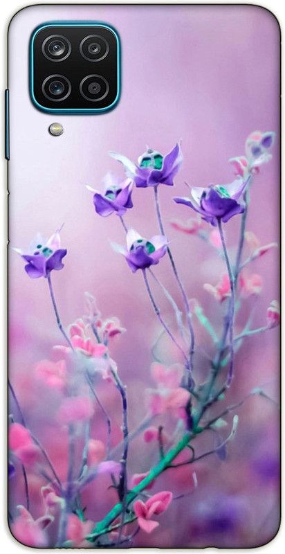 iprinto Back Cover for Samsung Galaxy A12 Nature Back Cover  (Pink, Hard Case, Pack of: 1)