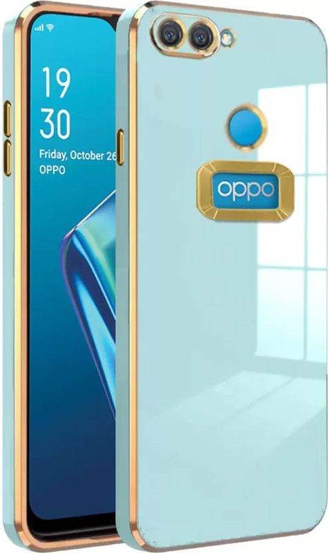 MOZIKON Back Cover for realme C2, OPPO A1K  (Green, Shock Proof, Silicon, Pack of: 1)