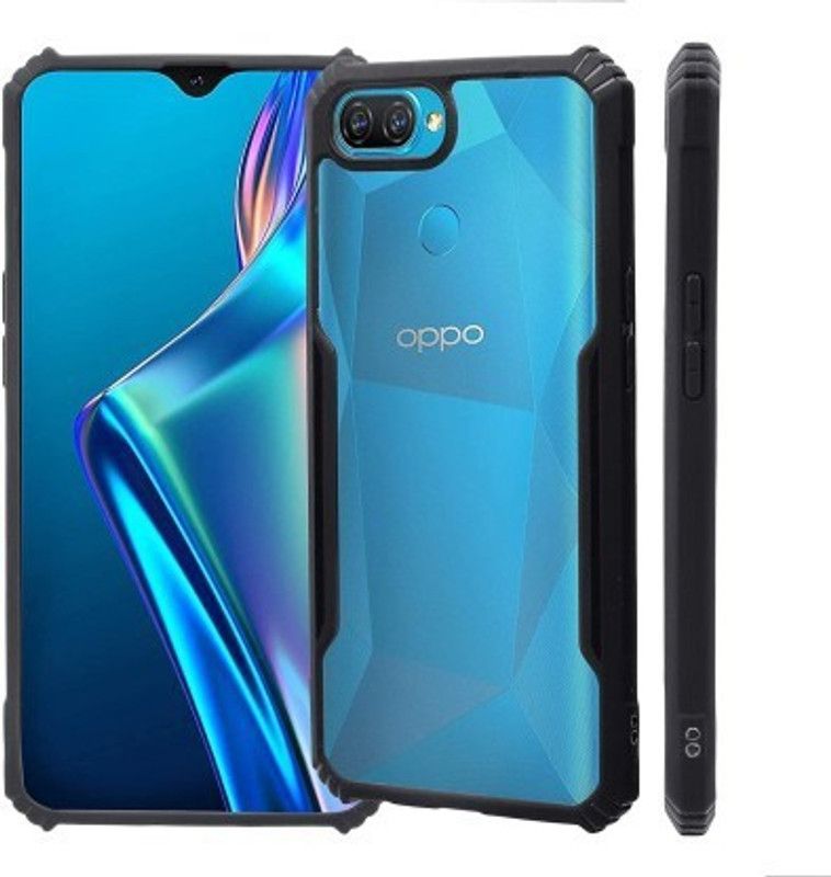 ShopGlobal Back Cover for Oppo A5S  (Black, Camera Bump Protector)